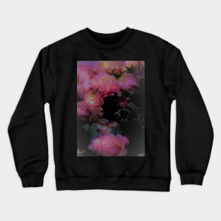 BEAUTIFUL PINK ROSE BLOOMS HAZY Crewneck Sweatshirt